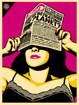 Global Warning Warhol - Shepard Fairey