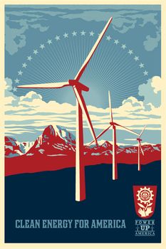 Power Up Windmill offset - Shepard Fairey