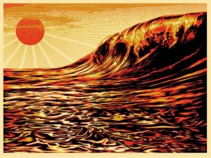 Dark Wave Rising Sun