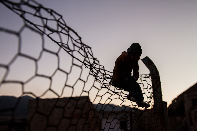 Welcome should be more than a word in a mat - Isaac Cordal