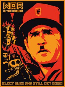 Bush Gore Poster - Shepard Fairey