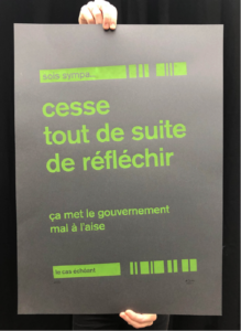 cesse de réfléchir (2018)