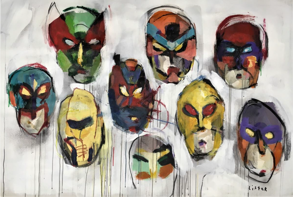 Masks Paintings 8