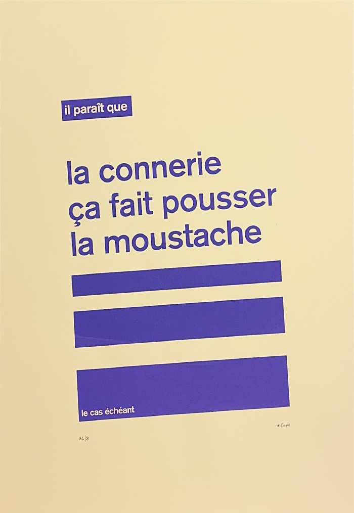 Connerie & moustache