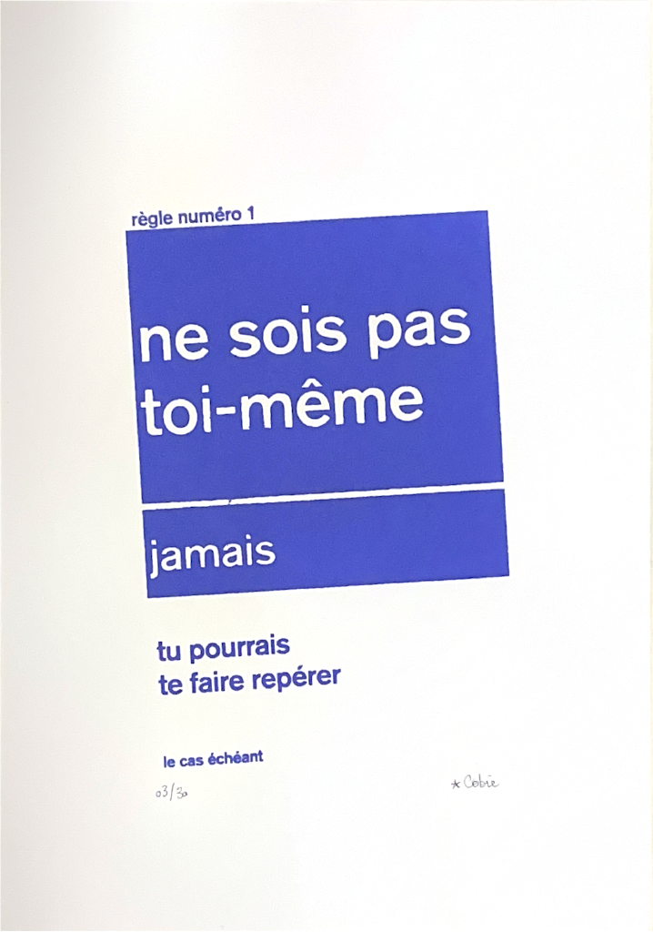 Ne sois pas toi-même
