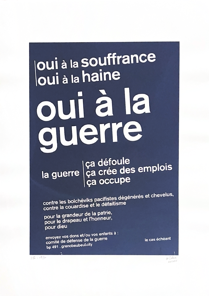 Oui à la guerre