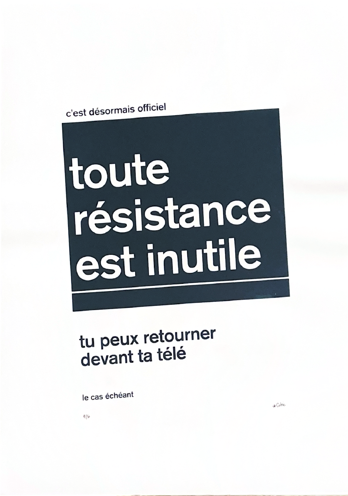 Toute résistance est inutile